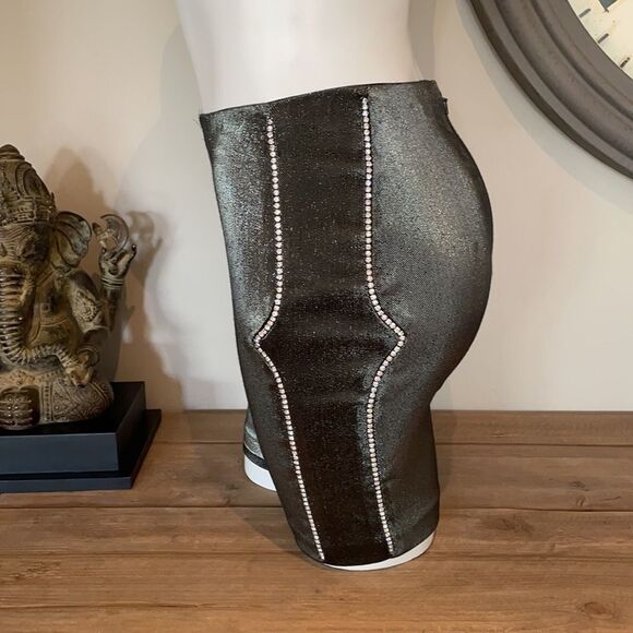 🎀AREA S  luxury BICYCLE SHORTS WITH CRYSTALS open to offers - Picture 2 of 13